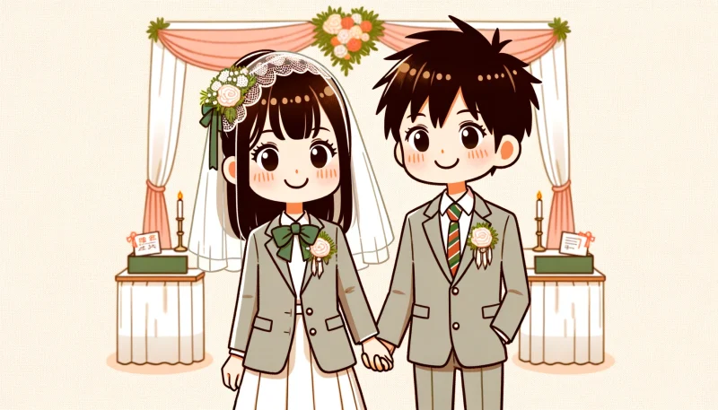 中学生カップルの結婚率